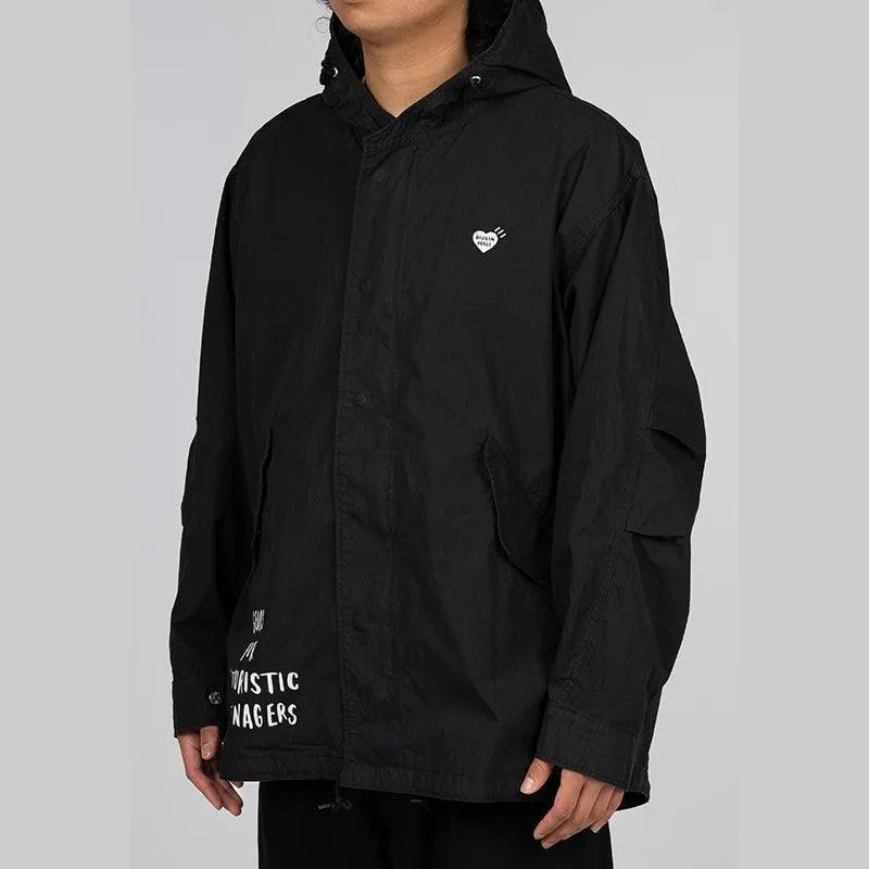 Hooded Coat - Black