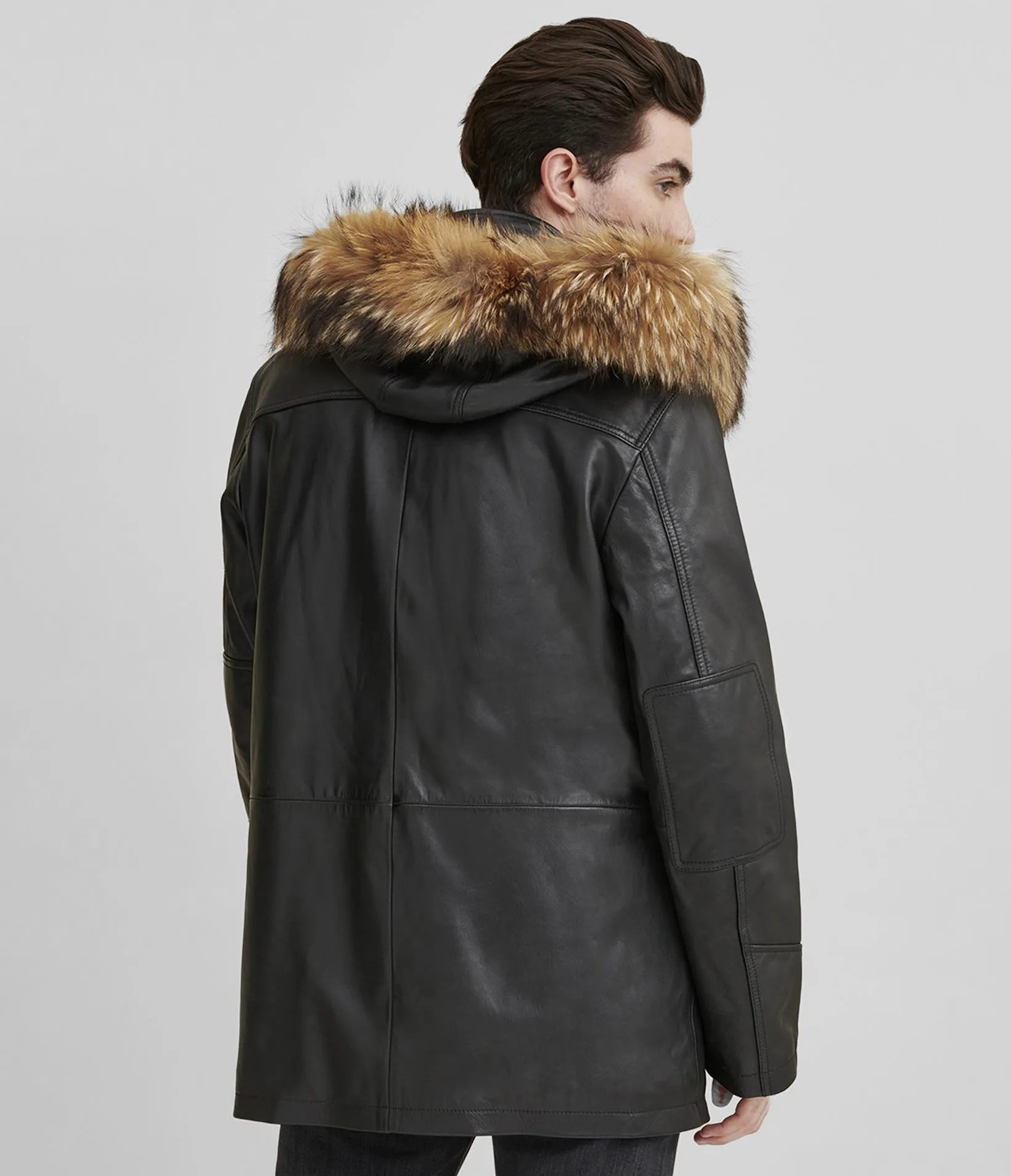 Jasper Leather Parka