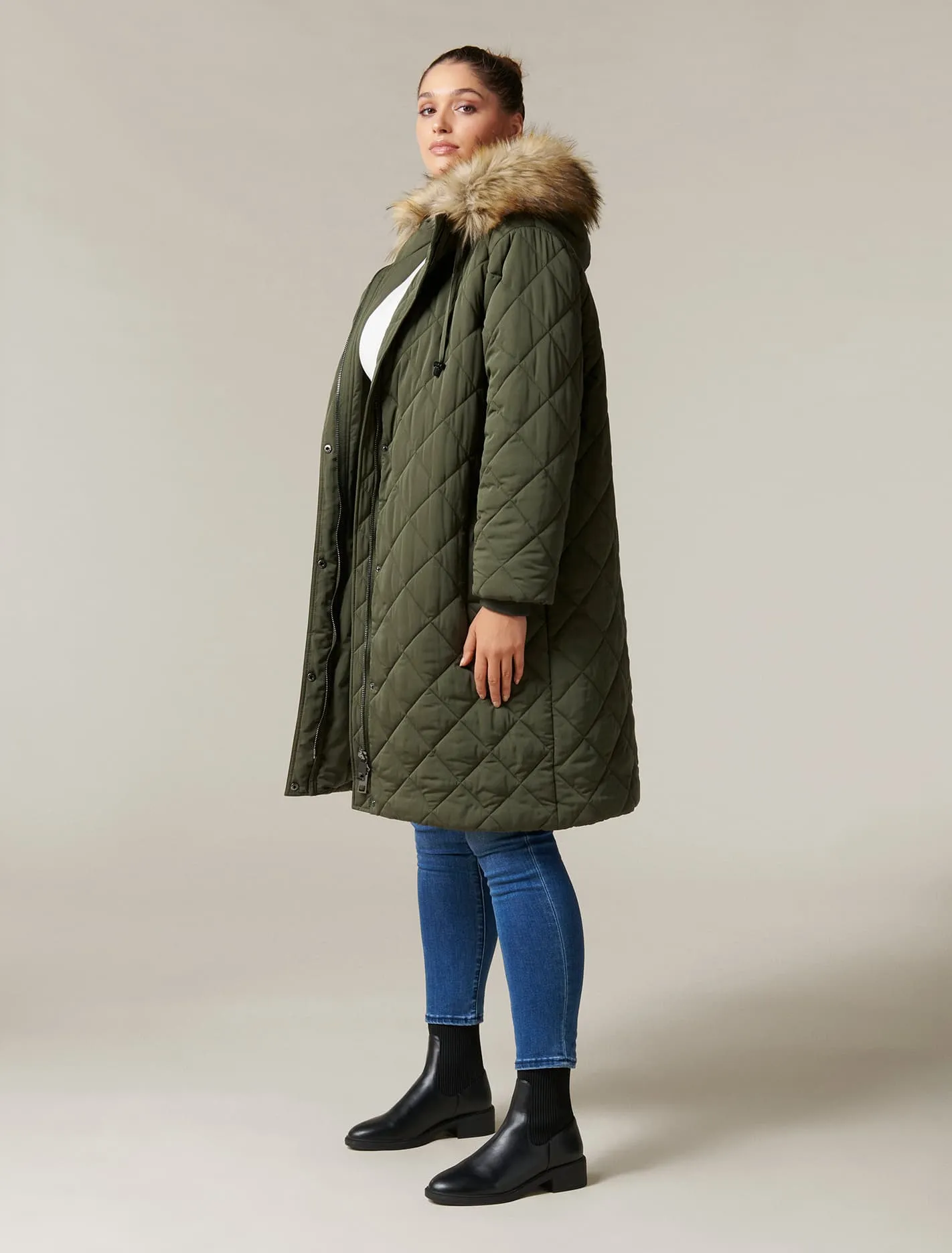 Jen Curve Diamond Puffa