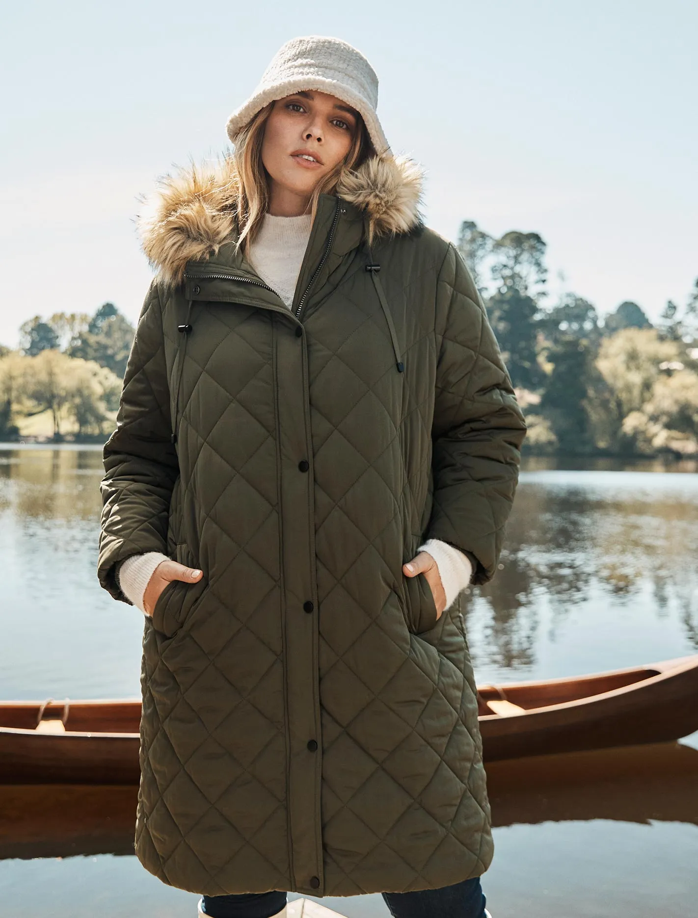 Jen Curve Diamond Puffa