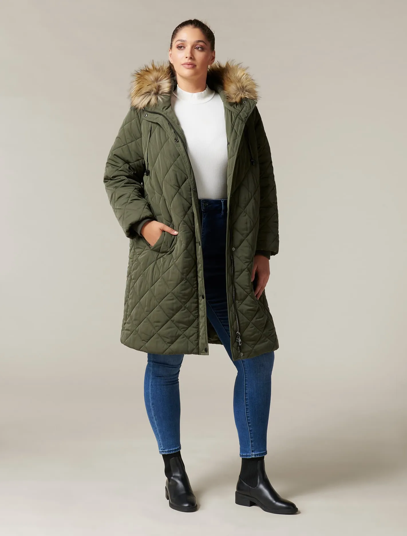 Jen Curve Diamond Puffa