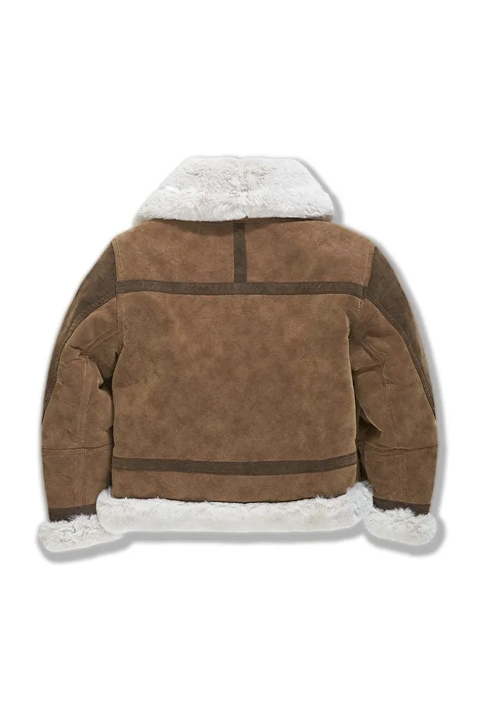 Kids Vienna Bomber Jacket (Brown)