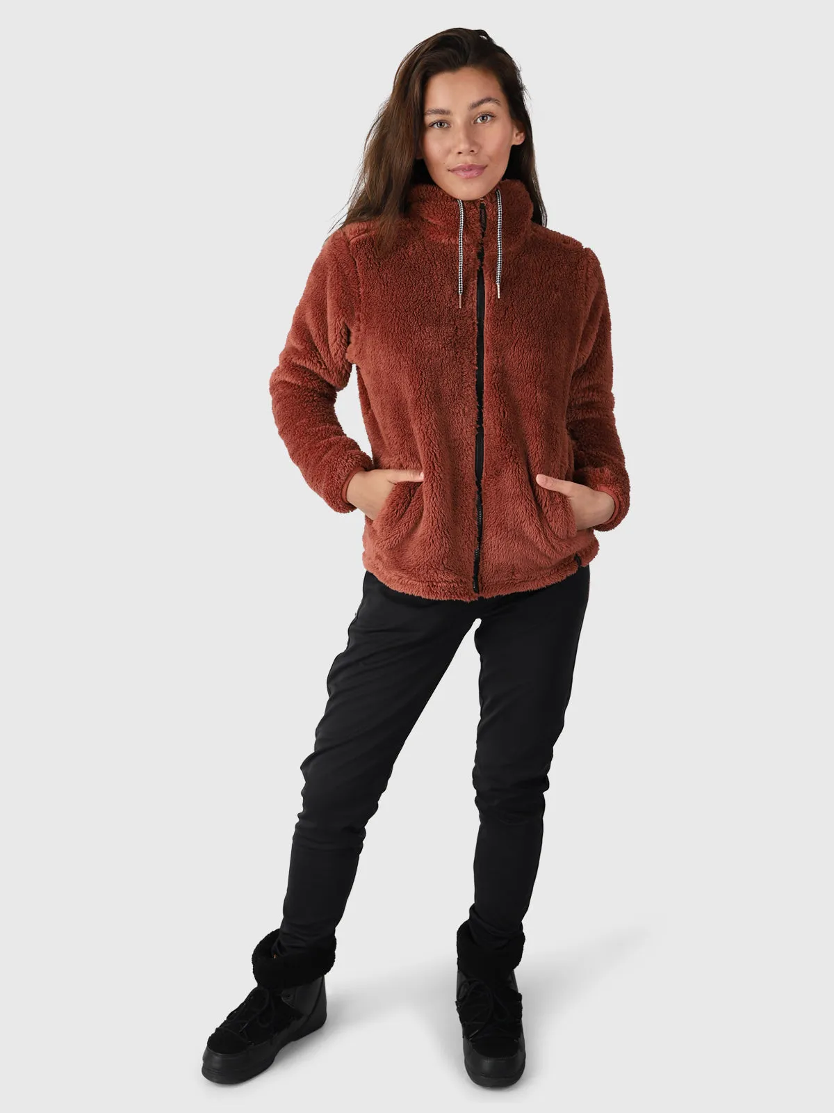 Kyoto Women Fleece Jacket | Brown