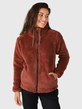 Kyoto Women Fleece Jacket | Brown