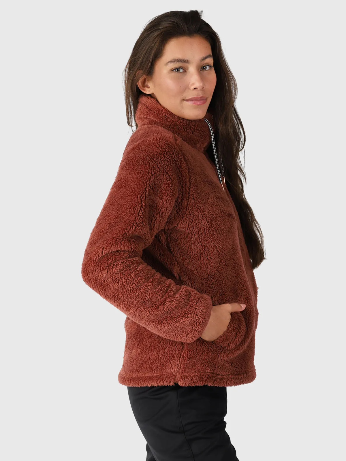 Kyoto Women Fleece Jacket | Brown