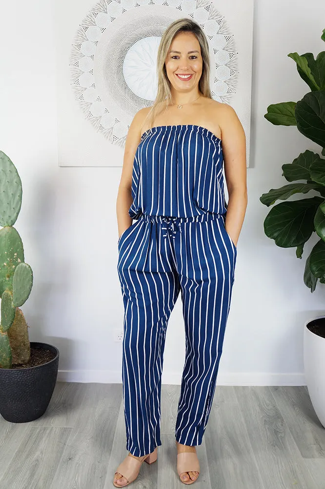 Long Jumpsuit "New Stripes"