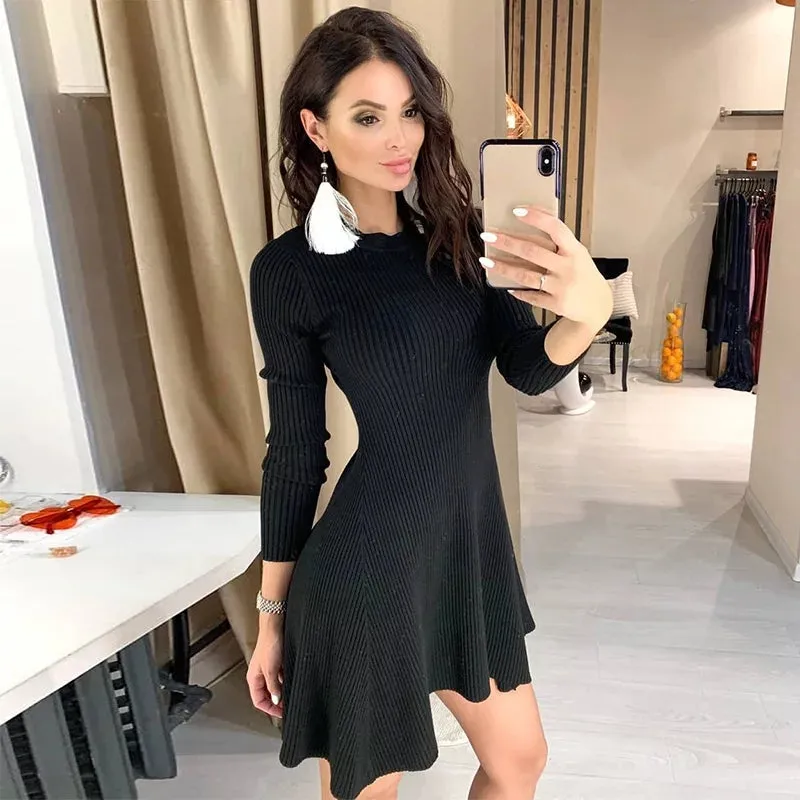 Long Sleeve Sweater Dress