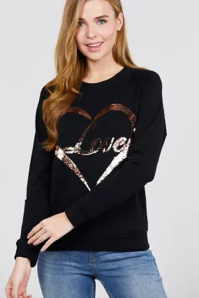 Love Sequins Pullover