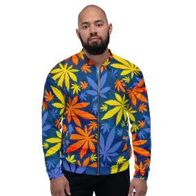 Mari Print Unisex Bomber Jacket