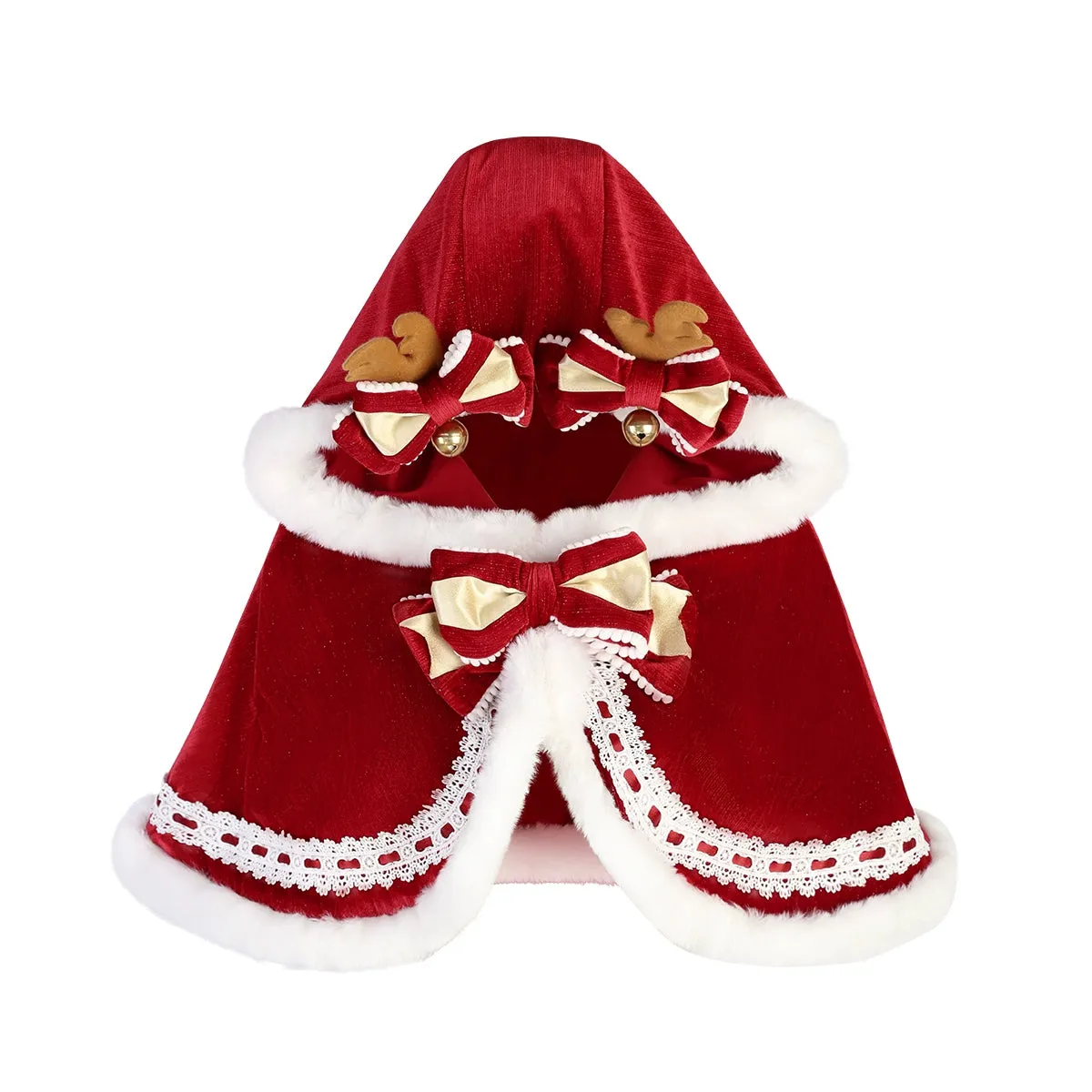 Matutu~Sweet Lolita JSK Suit Christmas Lolita Cape and Dress