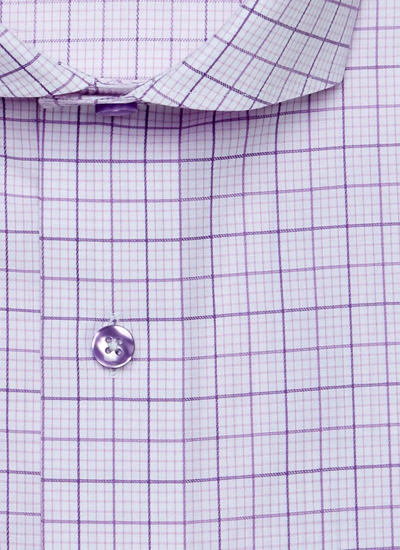 Maxwell in Pink & Purple Check Shirt