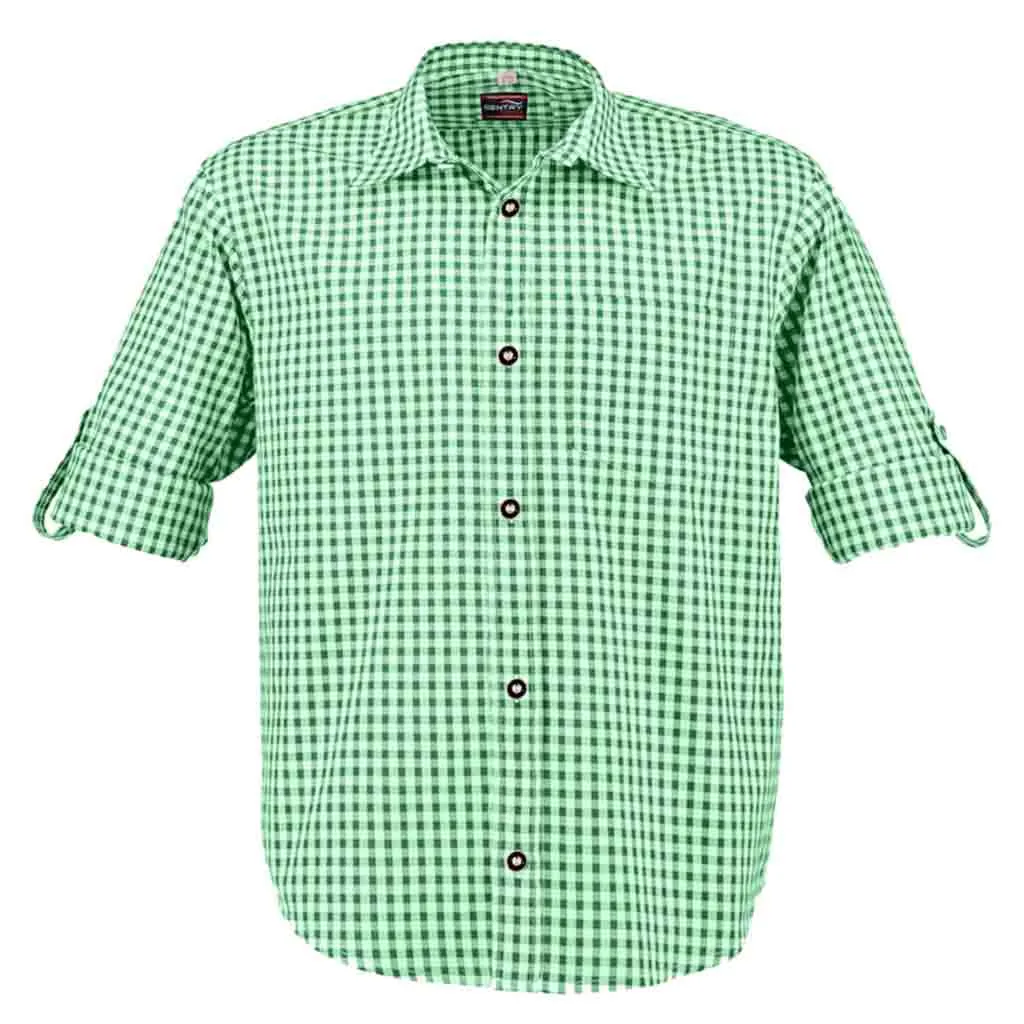 Men's Formal Dress Shirt in Green Casual Dress Shirt