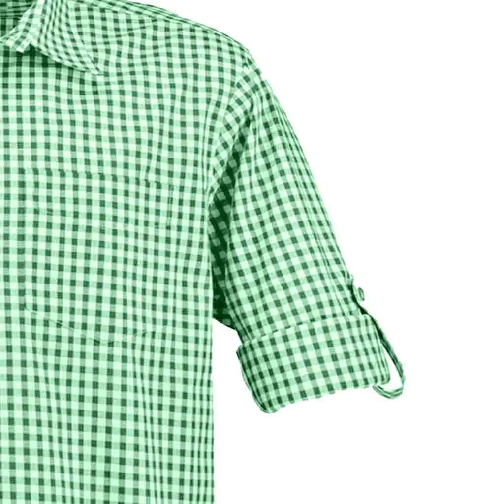 Men's Formal Dress Shirt in Green Casual Dress Shirt