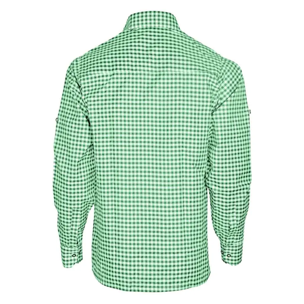 Men's Formal Dress Shirt in Green Casual Dress Shirt