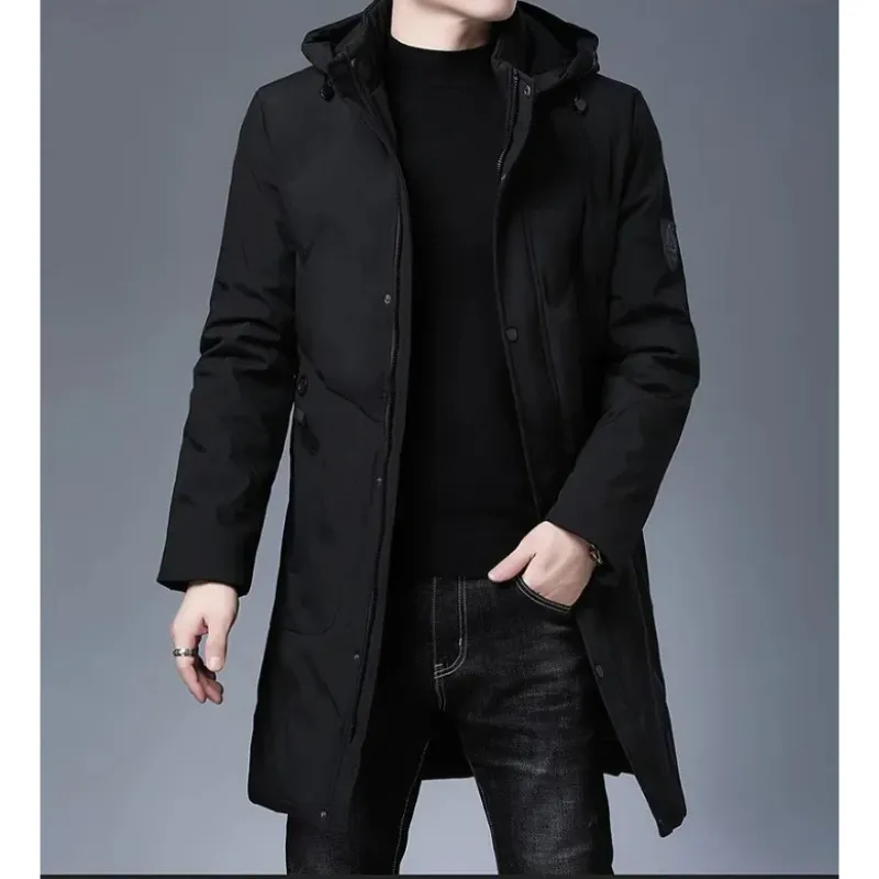 Men's parka winter jacket windproof and warm for the winter