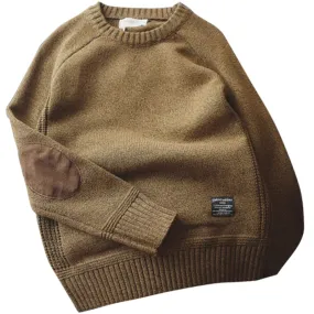 Men's Warm Winter Pullover Sweater. Casual Loose Knitwear