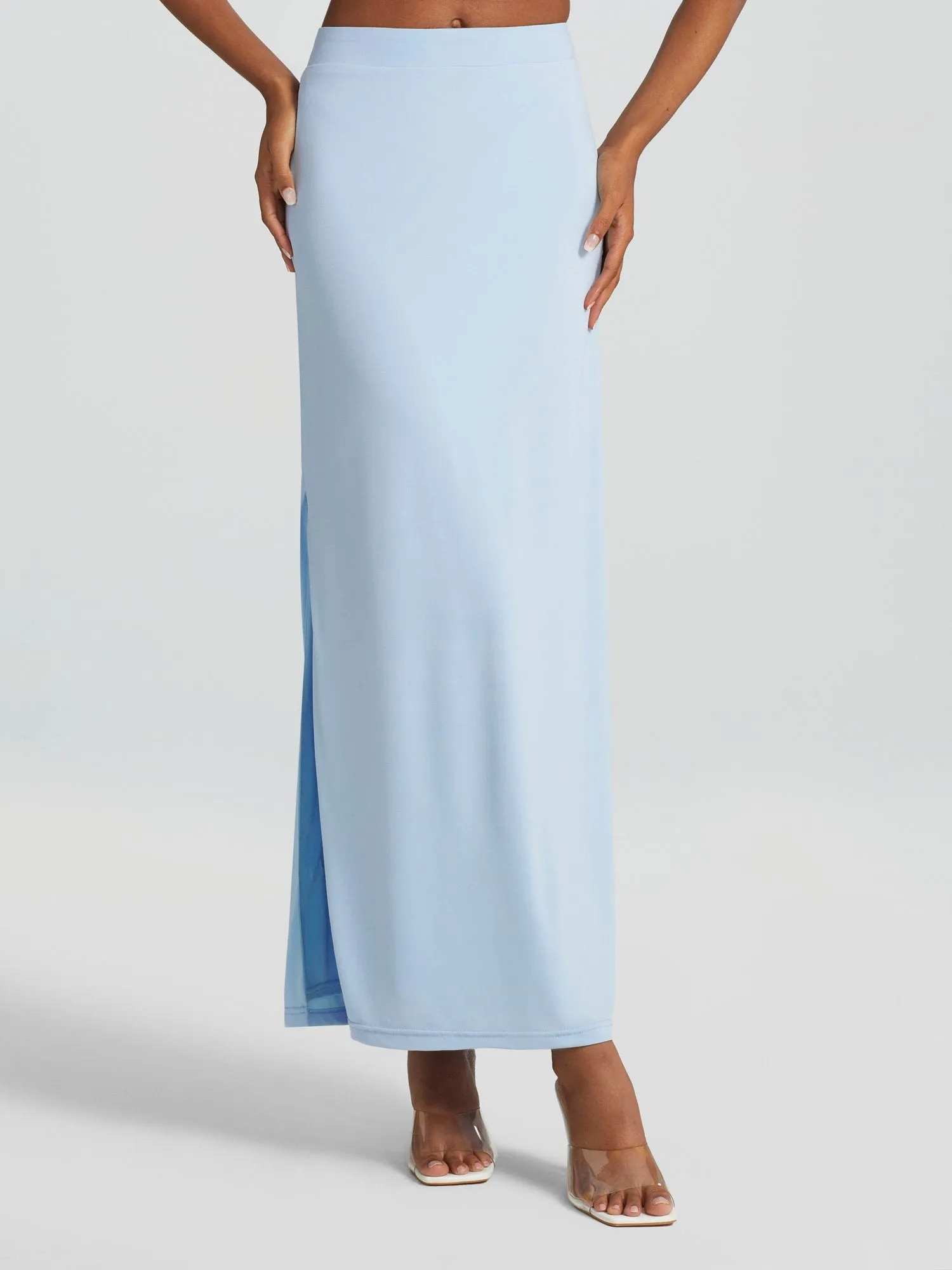 Milia Side-Slit Maxi Skirt