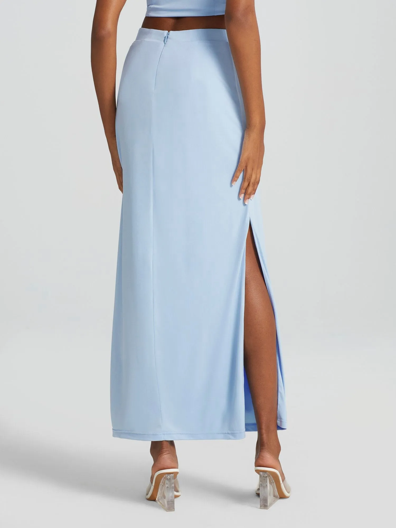 Milia Side-Slit Maxi Skirt