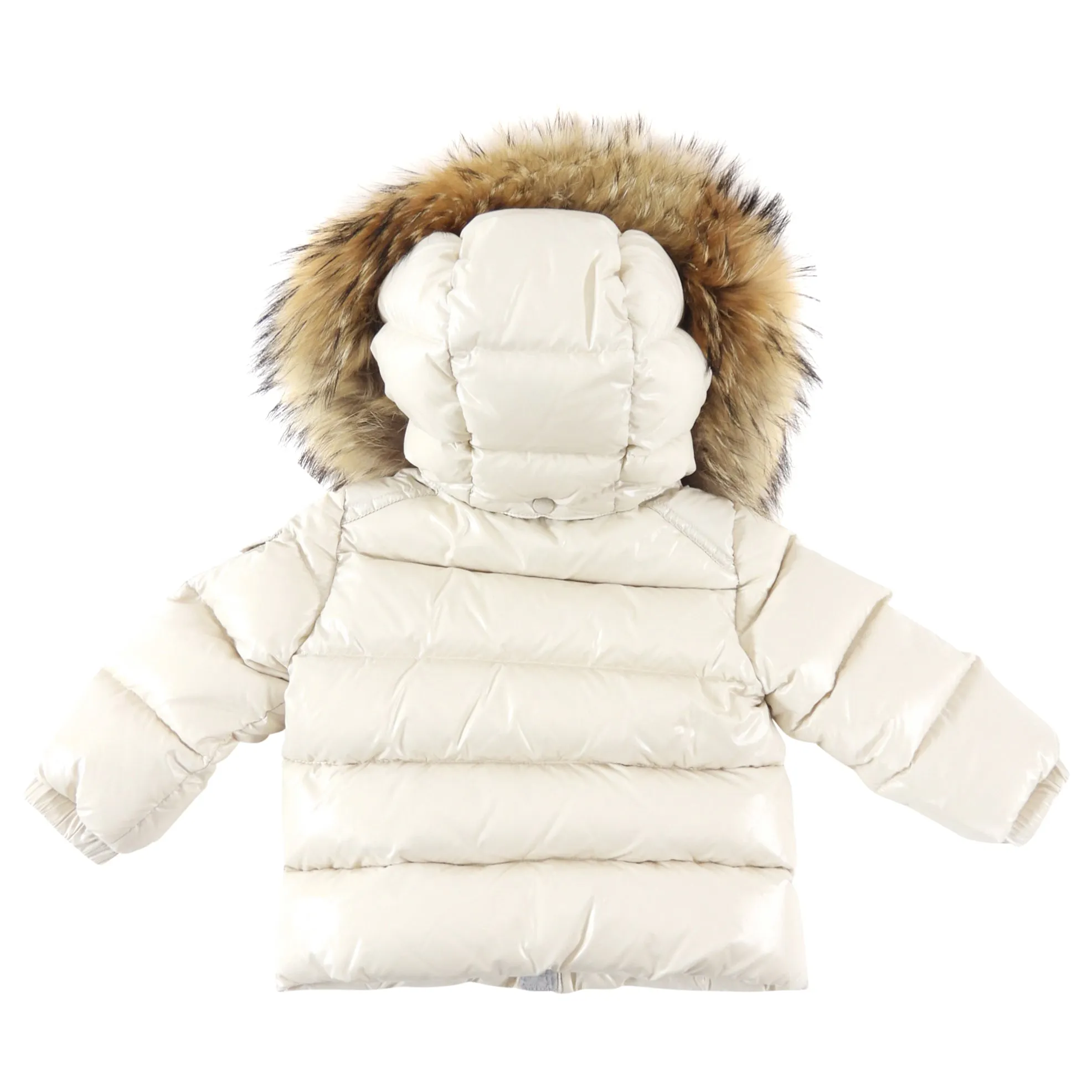 Moncler Kids Ivory Down Puffer Snowsuit / Parka / Hat 3pcs - 12/18M