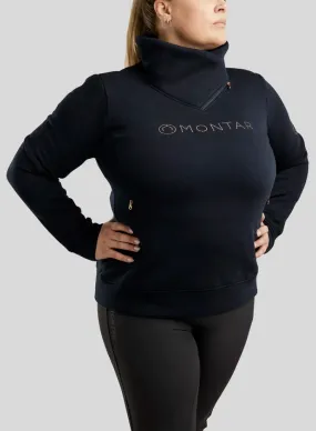 Montar MoNaja Rosegold Pullover with Tulip Zip Collar - M - 4X