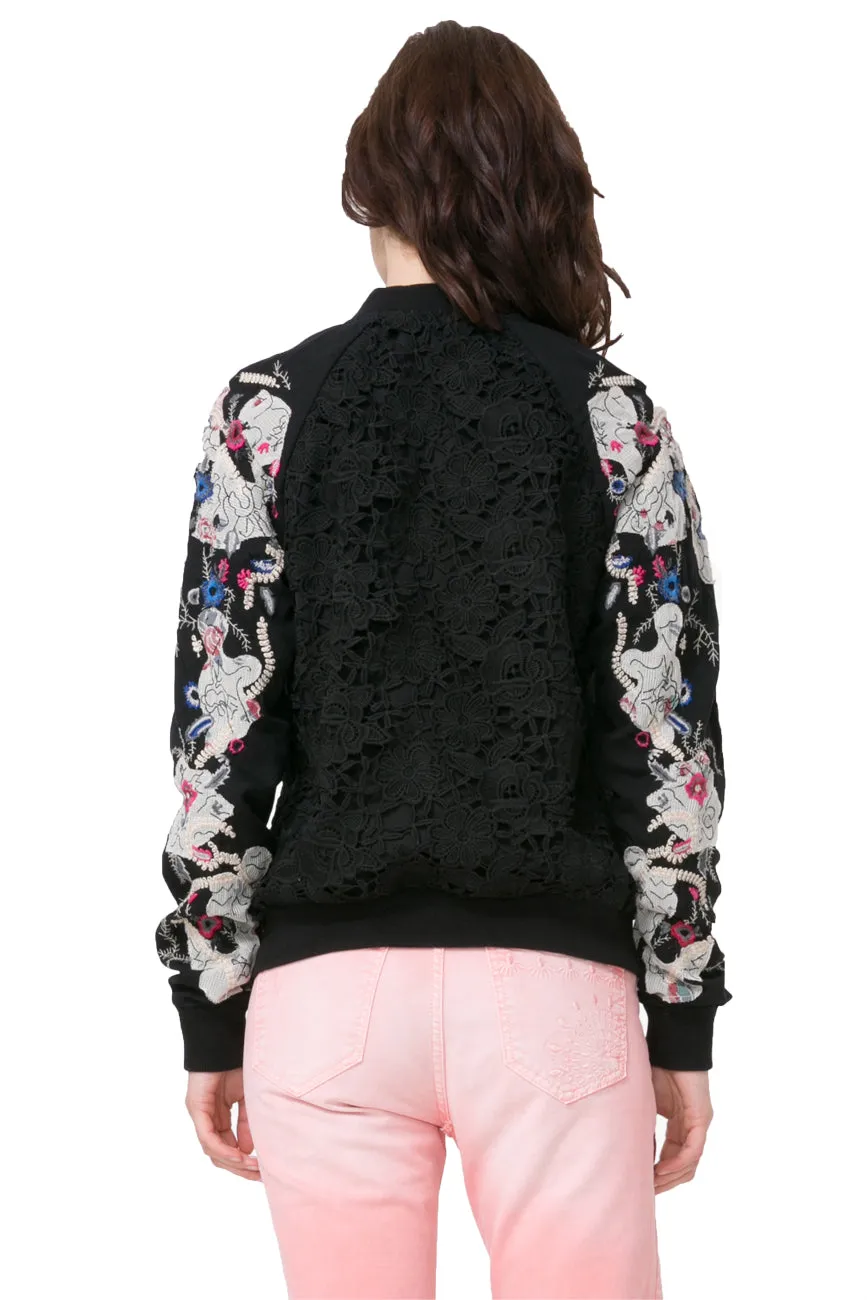 Niebla Lace Bomber Jacket Desigual Style 72E2EK3