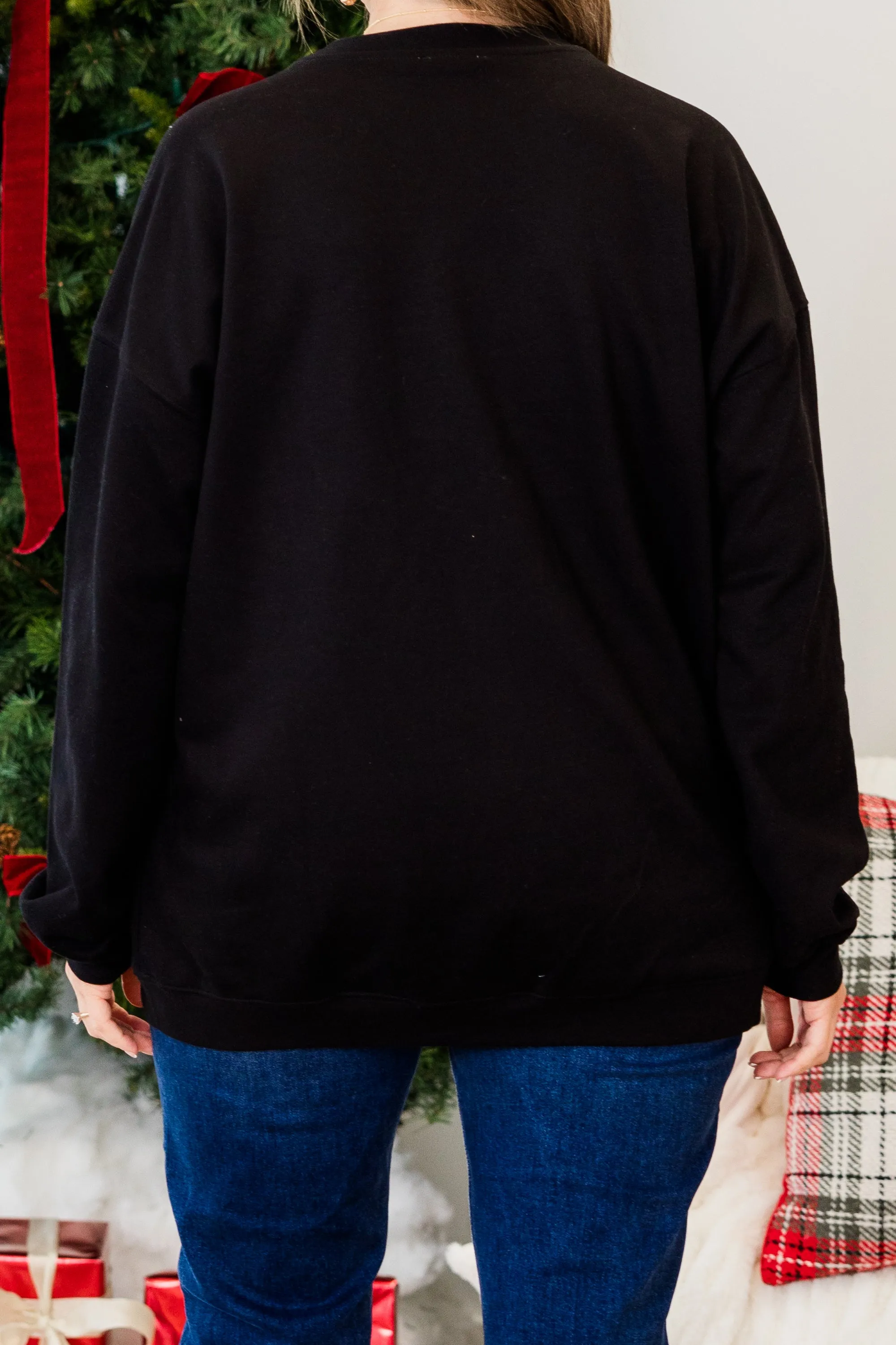 Nutcracker Christmas Pullover, Black