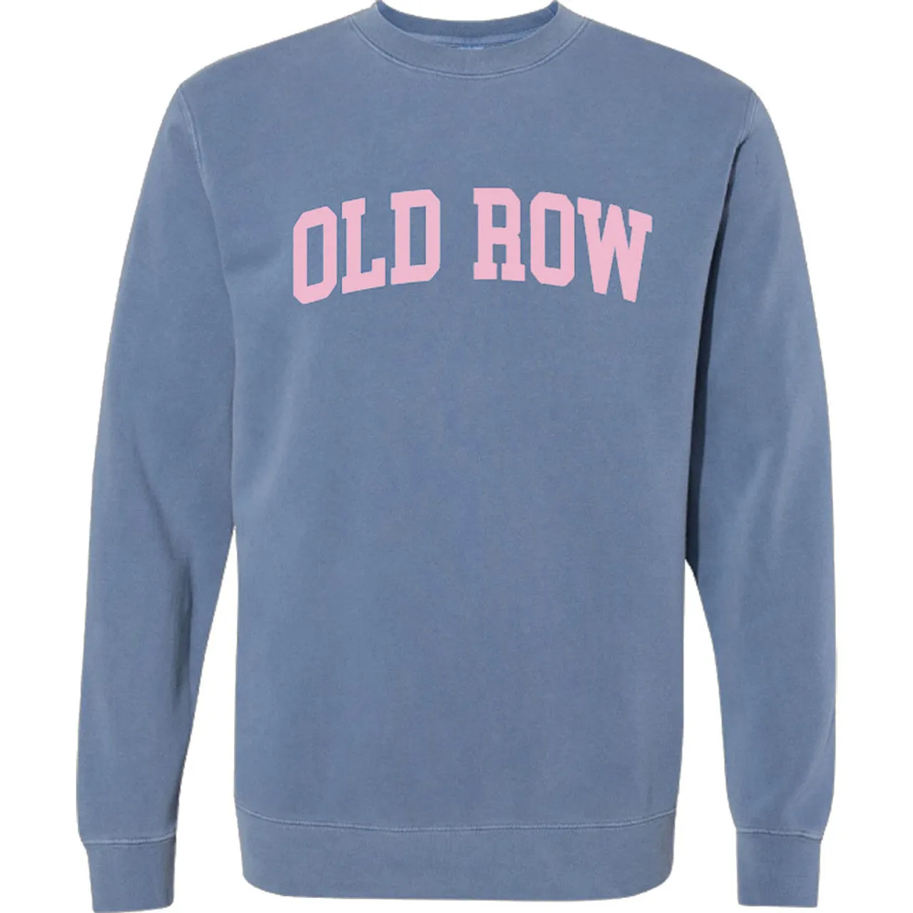 Old Row Crewneck-Slate Blue