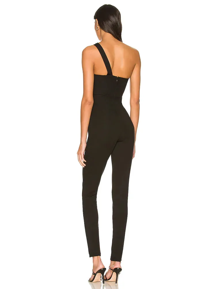 One-Shoulder Jumpsuit