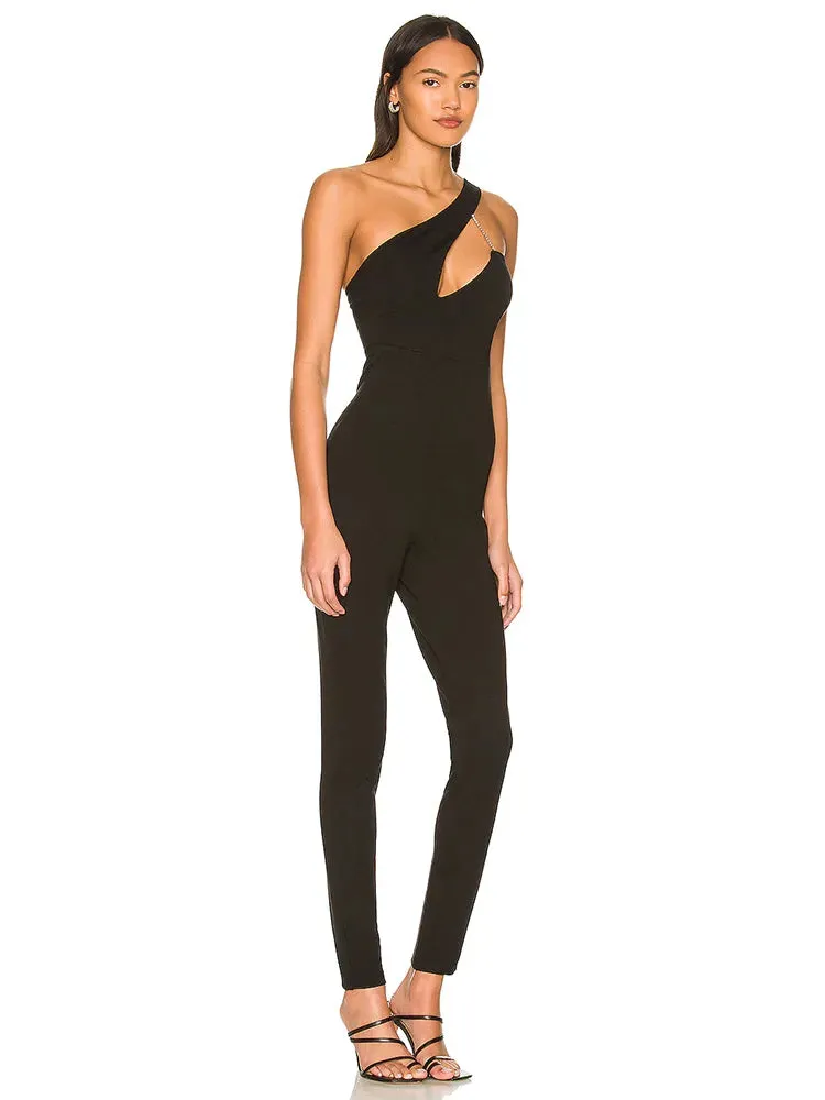 One-Shoulder Jumpsuit