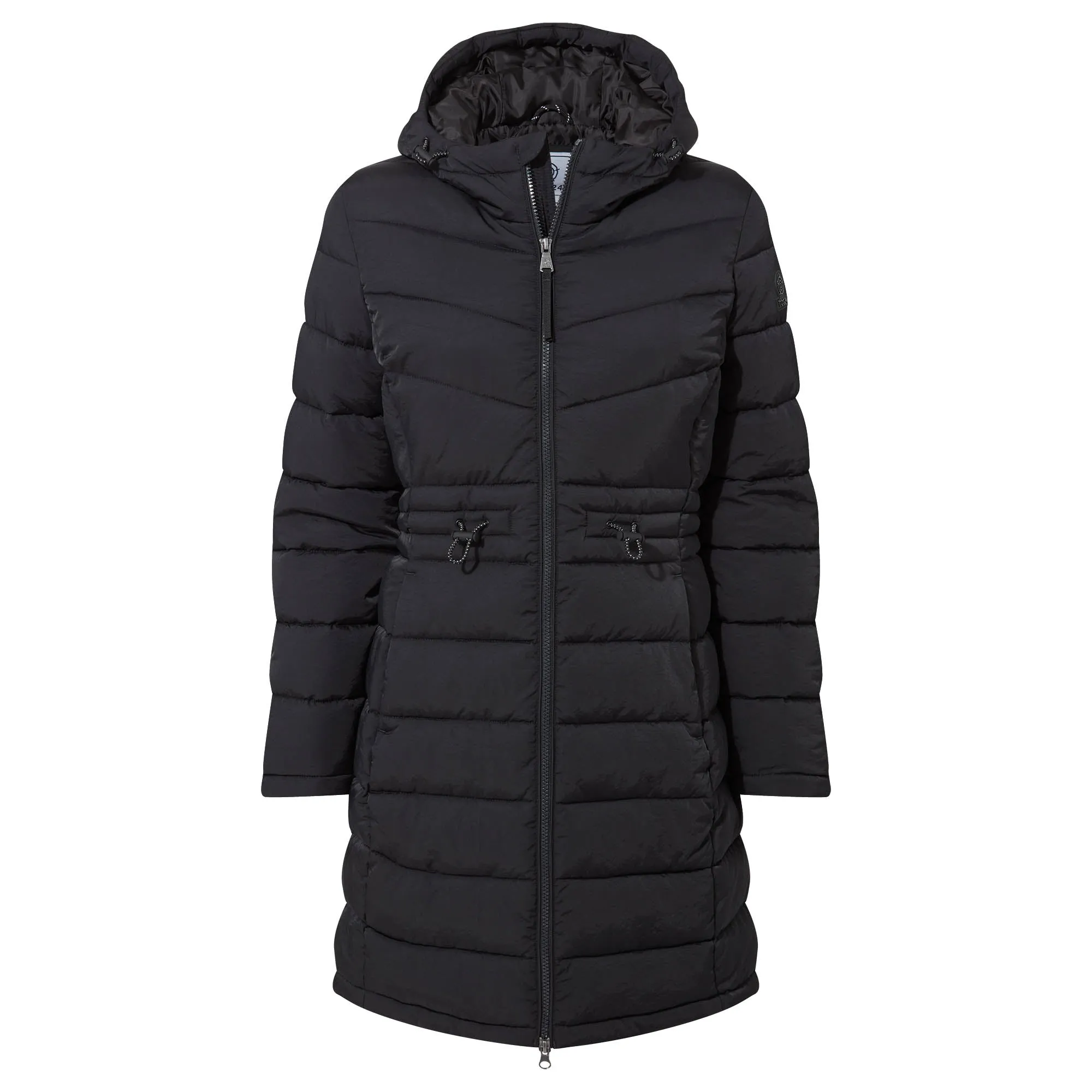 Orton Womens Padded Parka - Black