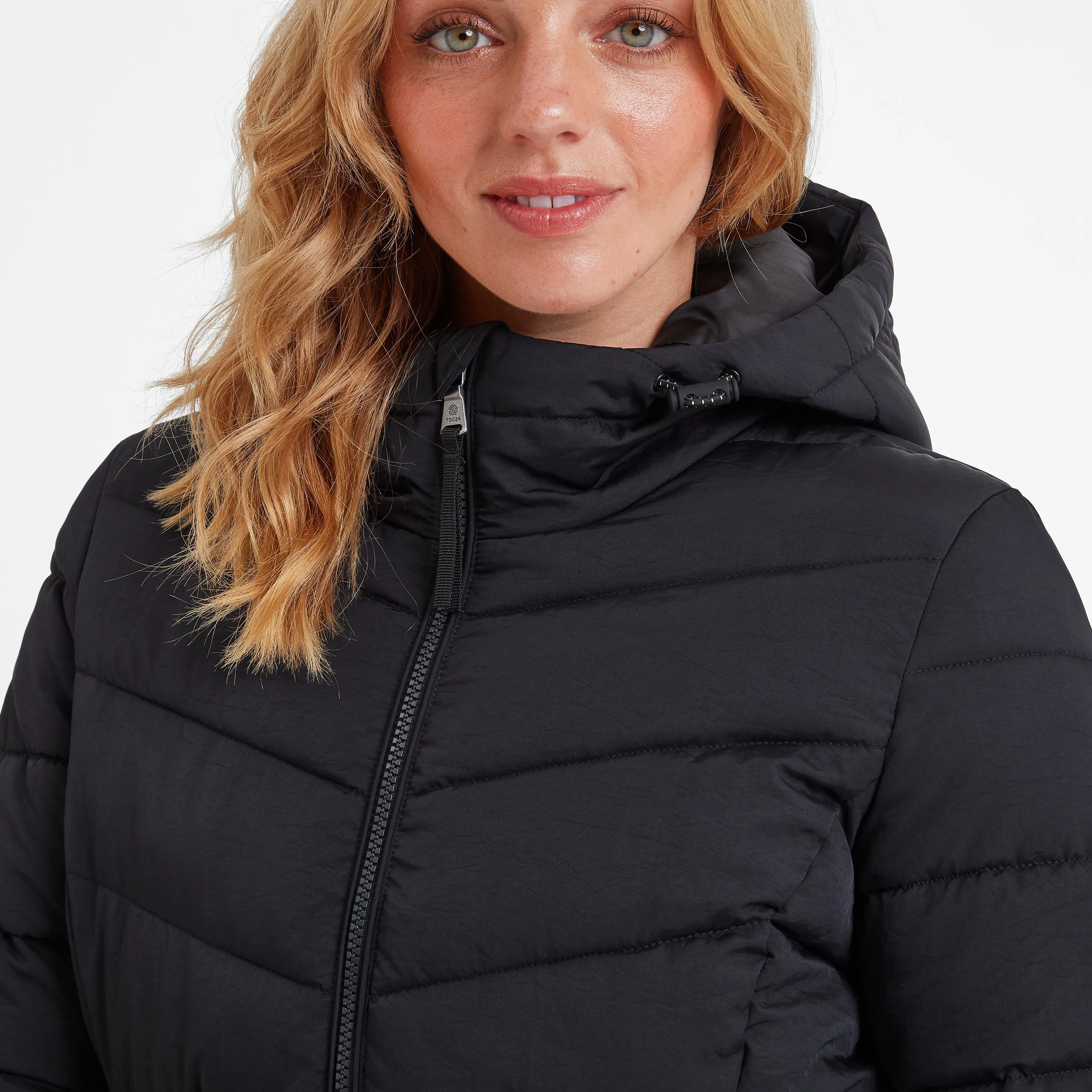 Orton Womens Padded Parka - Black