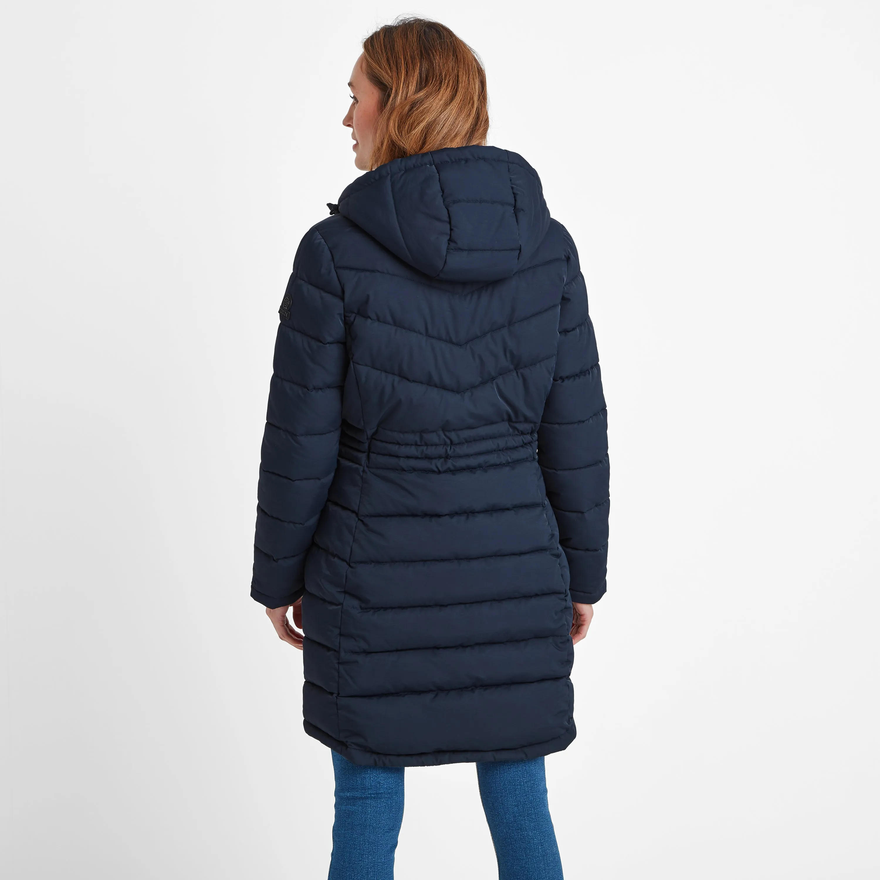 Orton Womens Padded Parka - Dark Indigo