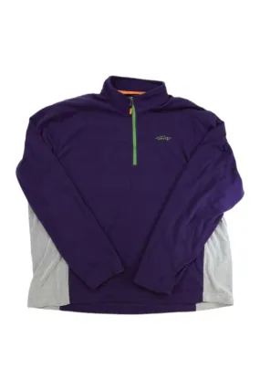 Orvis Mens Microgrid Quarter Zip Fleece Pullover