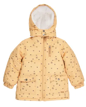 Parka Rommie Niño Mostaza Black and Blue