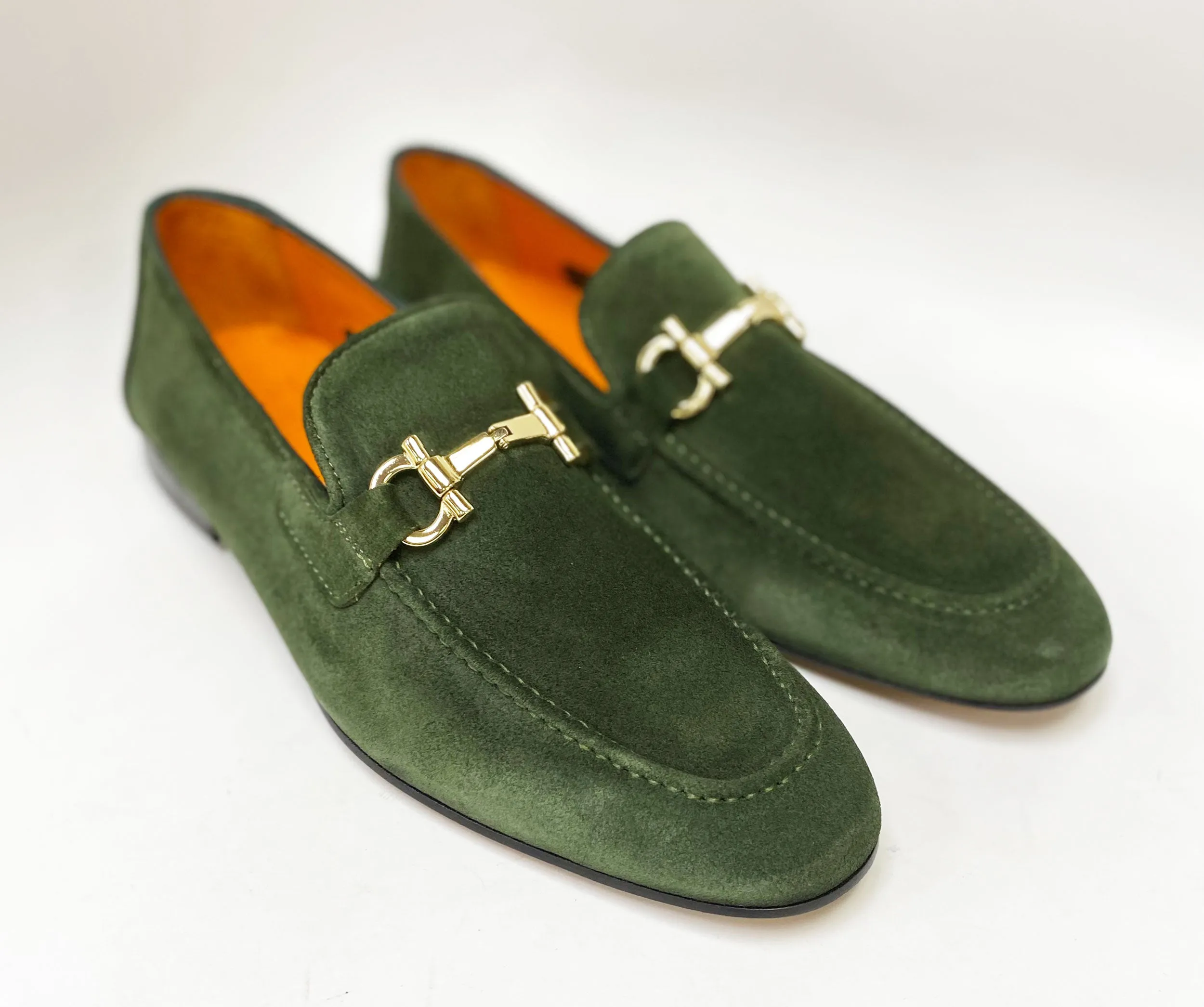 Pelle Suede Loafer Green