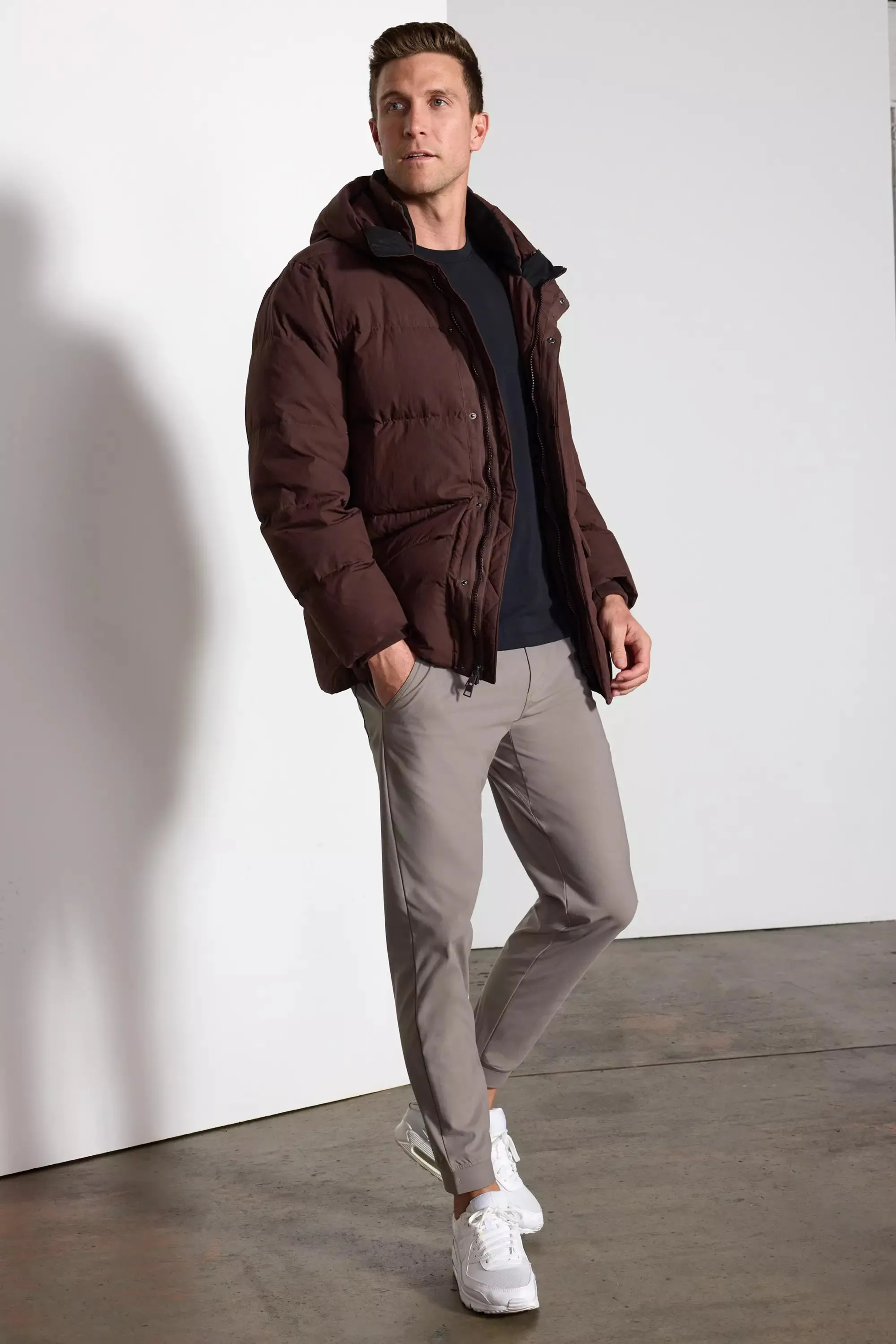 RDS Down Cargo Parka - Chocolate Brown