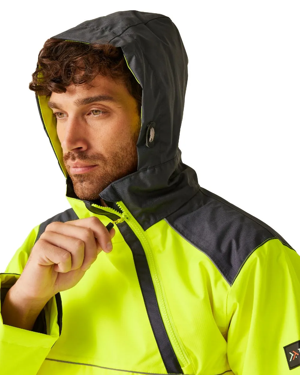 Regatta Mens Hi-Vis Waterproof Reflective Overhead Bomber Jacket