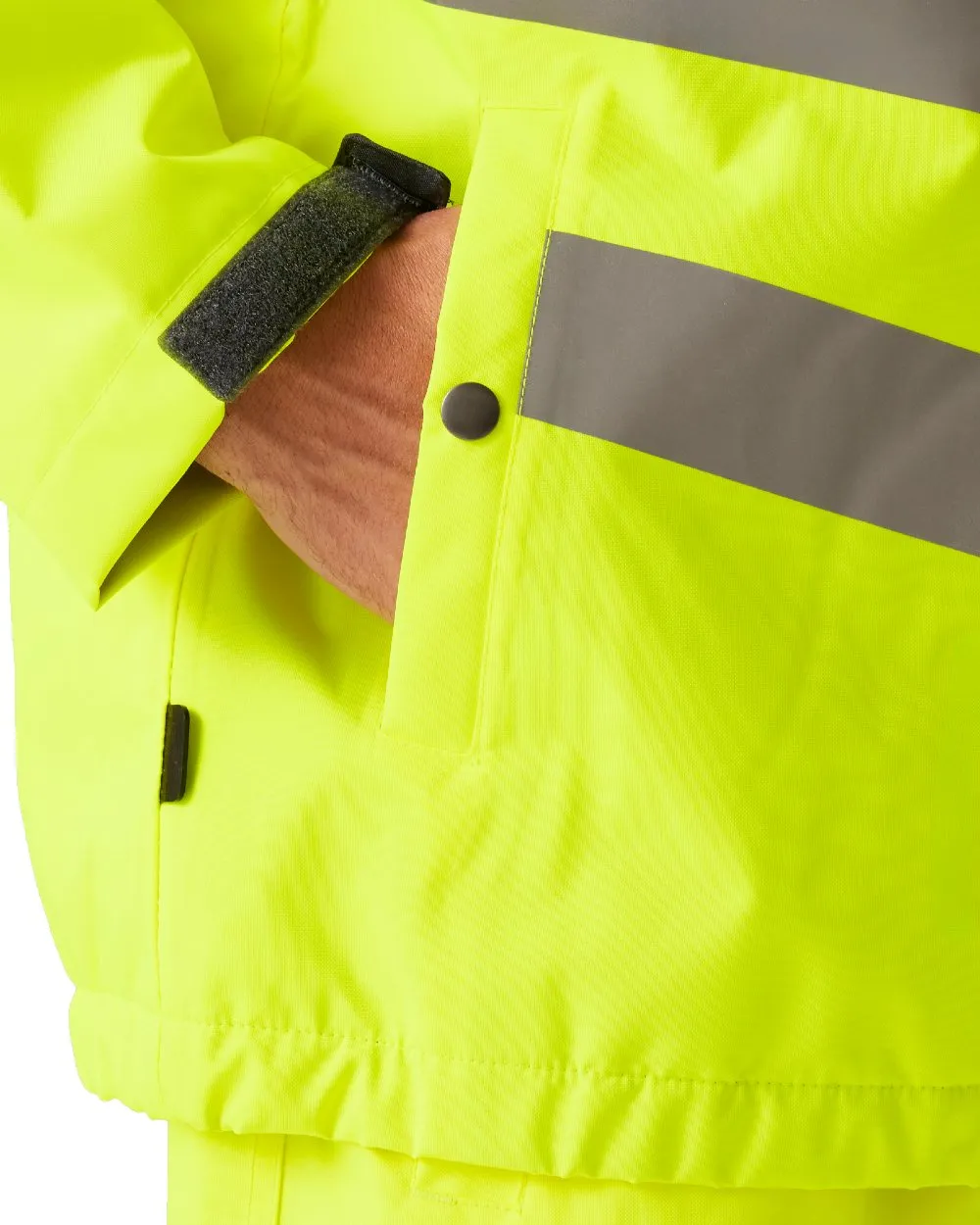 Regatta Mens Hi-Vis Waterproof Reflective Overhead Bomber Jacket