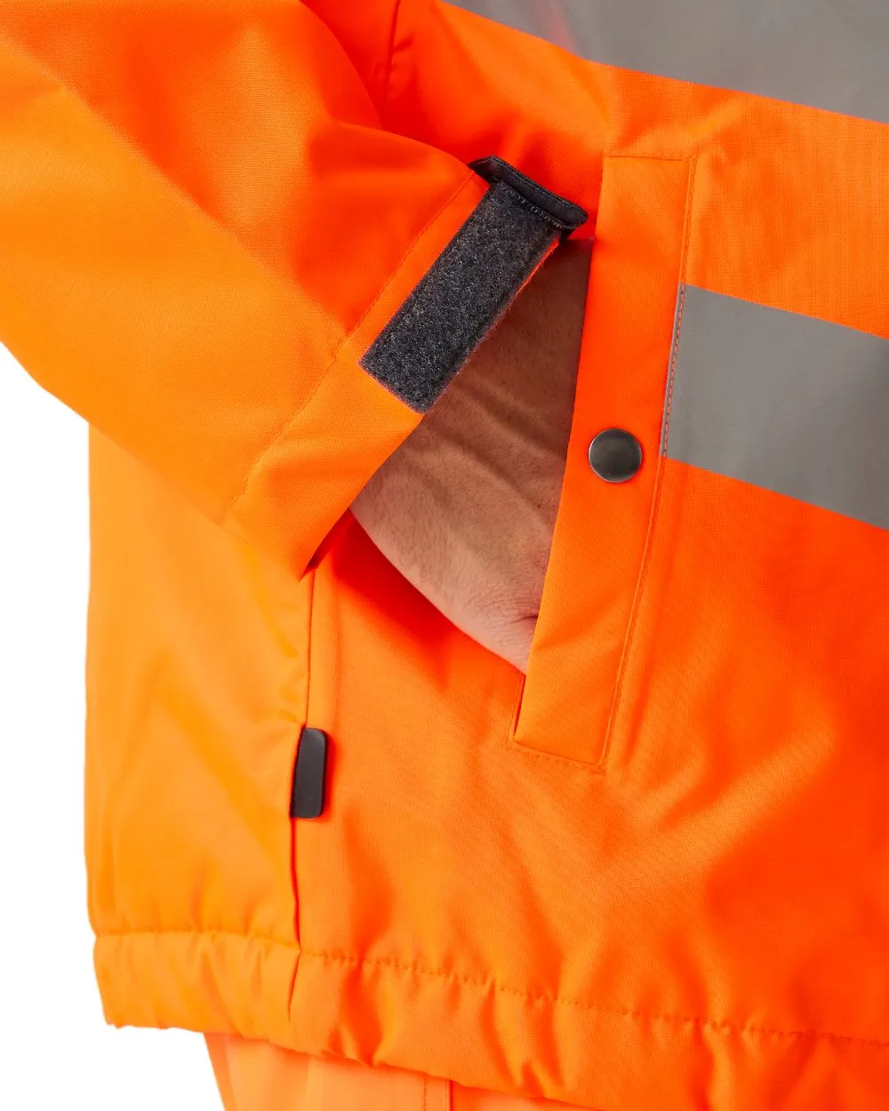 Regatta Mens Hi-Vis Waterproof Reflective Overhead Bomber Jacket