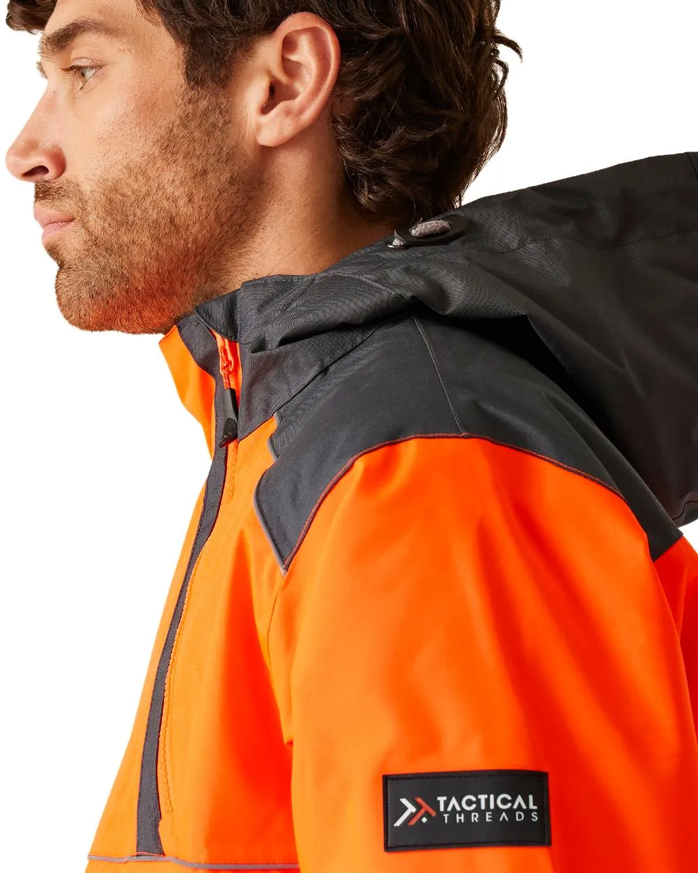 Regatta Mens Hi-Vis Waterproof Reflective Overhead Bomber Jacket