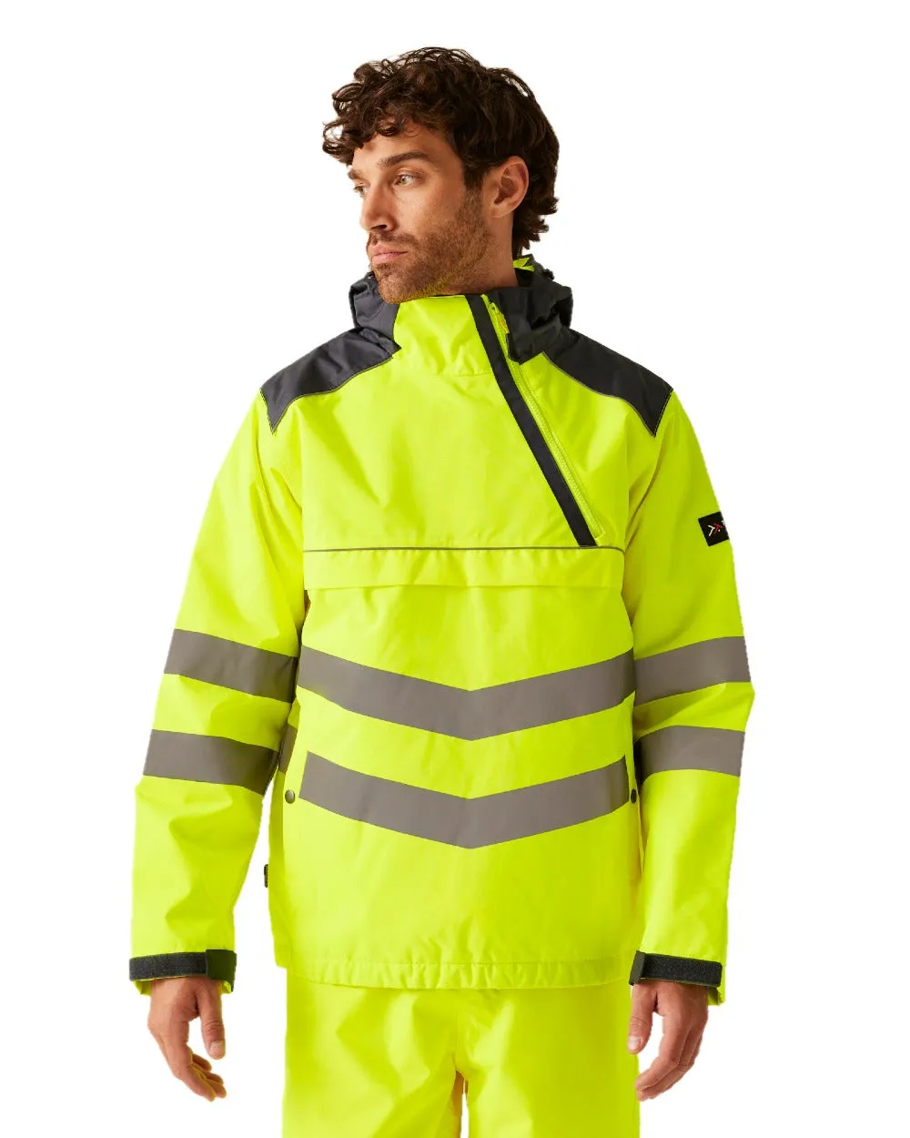 Regatta Mens Hi-Vis Waterproof Reflective Overhead Bomber Jacket