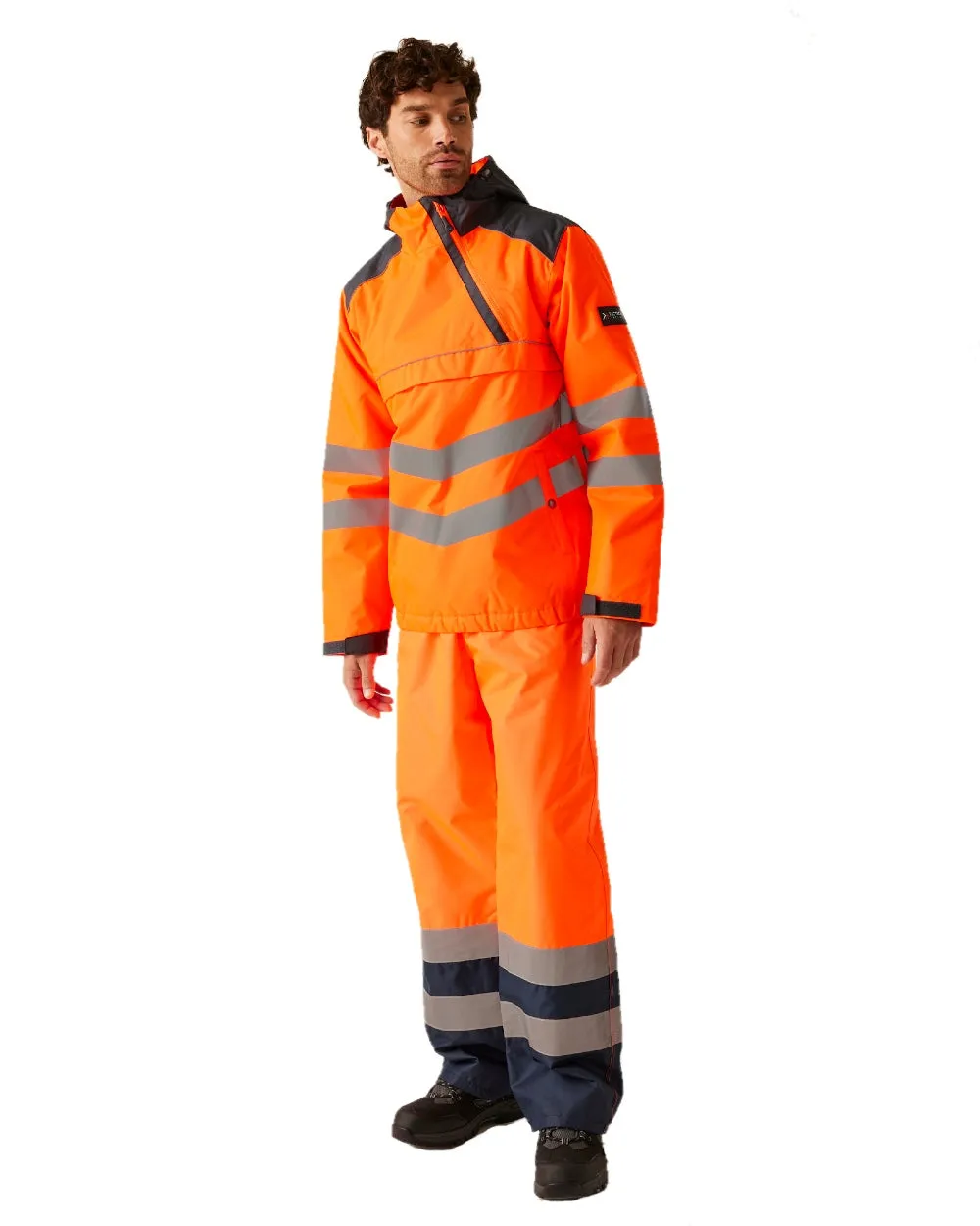 Regatta Mens Hi-Vis Waterproof Reflective Overhead Bomber Jacket