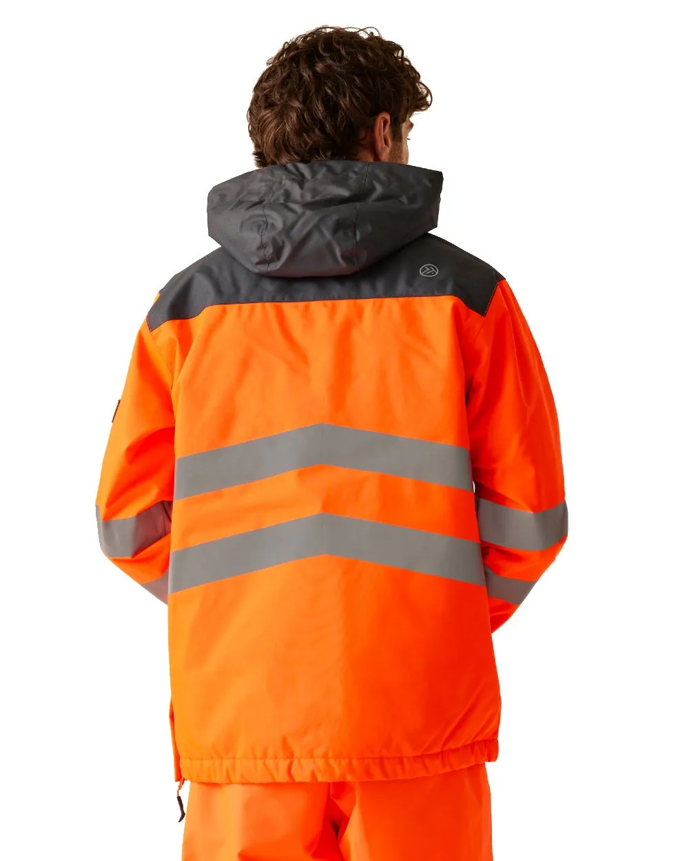 Regatta Mens Hi-Vis Waterproof Reflective Overhead Bomber Jacket