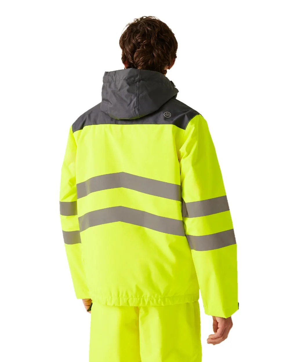 Regatta Mens Hi-Vis Waterproof Reflective Overhead Bomber Jacket