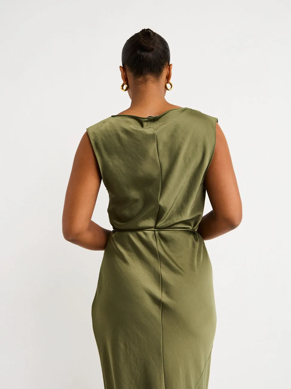 Rumer Iluka Maxi Dress in Khaki