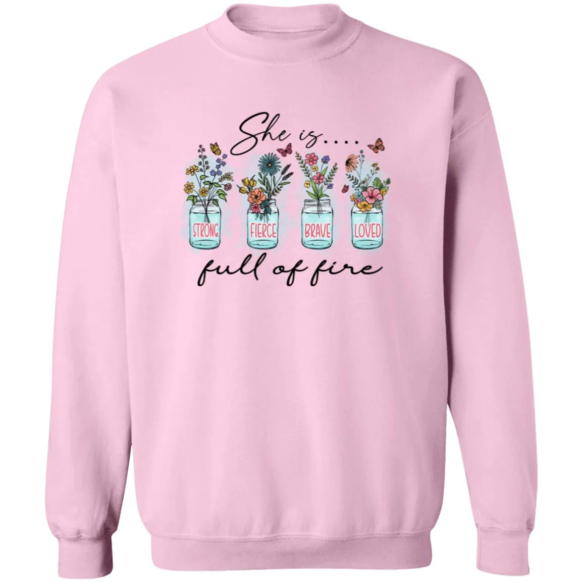 She is...Crewneck Pullover Sweatshirt