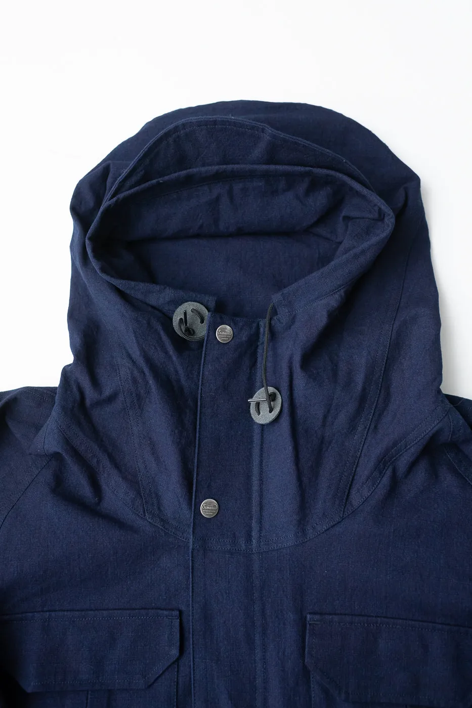 SJMPK24-AI - Ripstop Mountain Parka - Hank Dyed Indigo