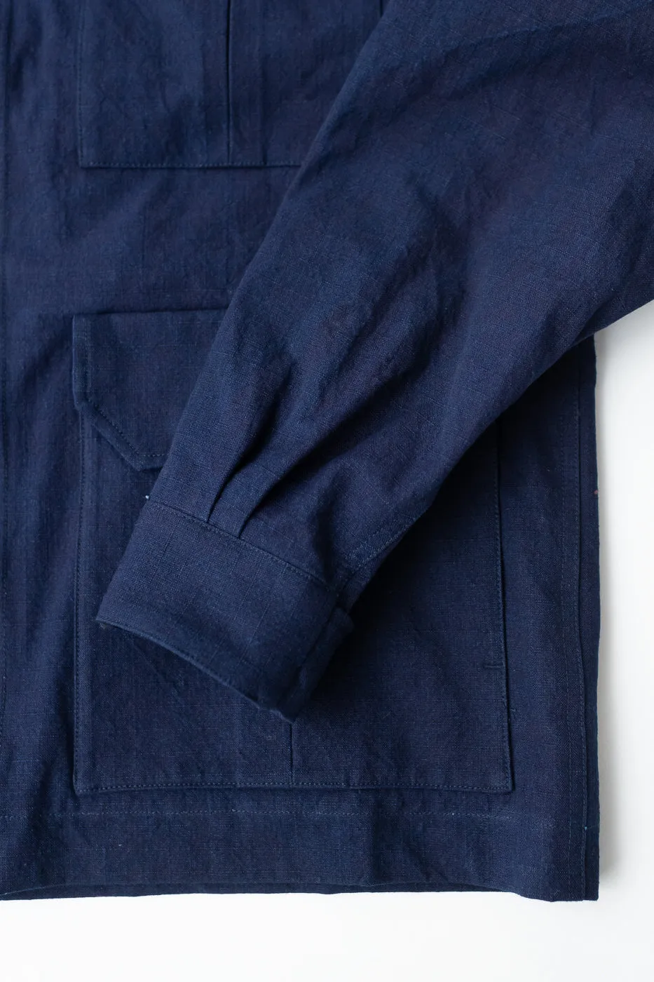 SJMPK24-AI - Ripstop Mountain Parka - Hank Dyed Indigo