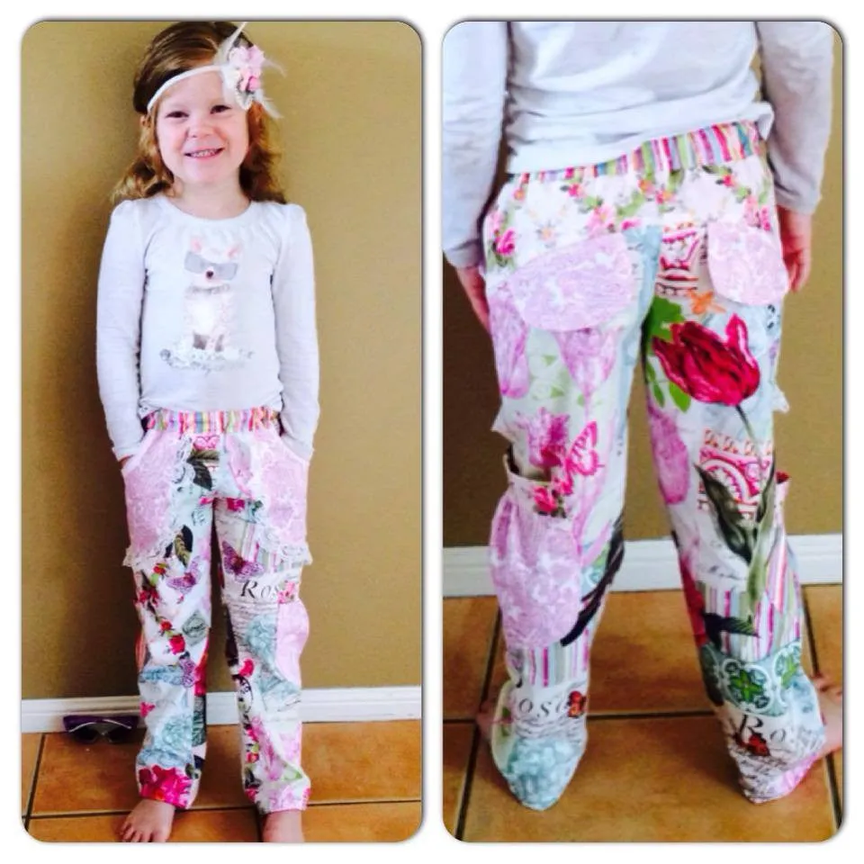 Sweetheart Cargo Pants | Girls Sewing Pattern