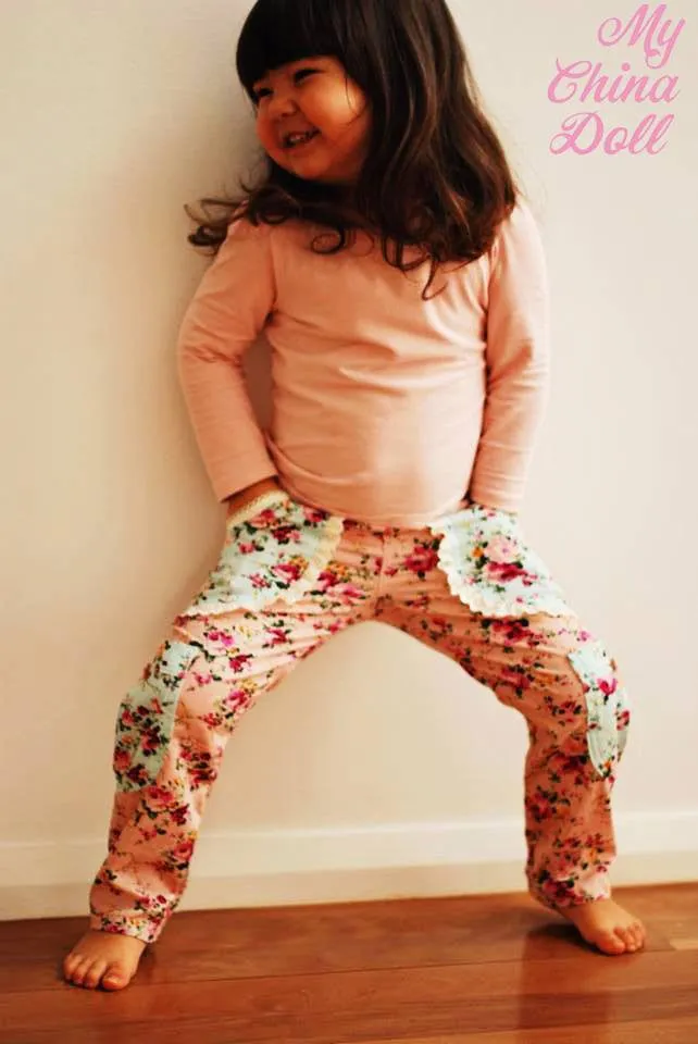 Sweetheart Cargo Pants | Girls Sewing Pattern